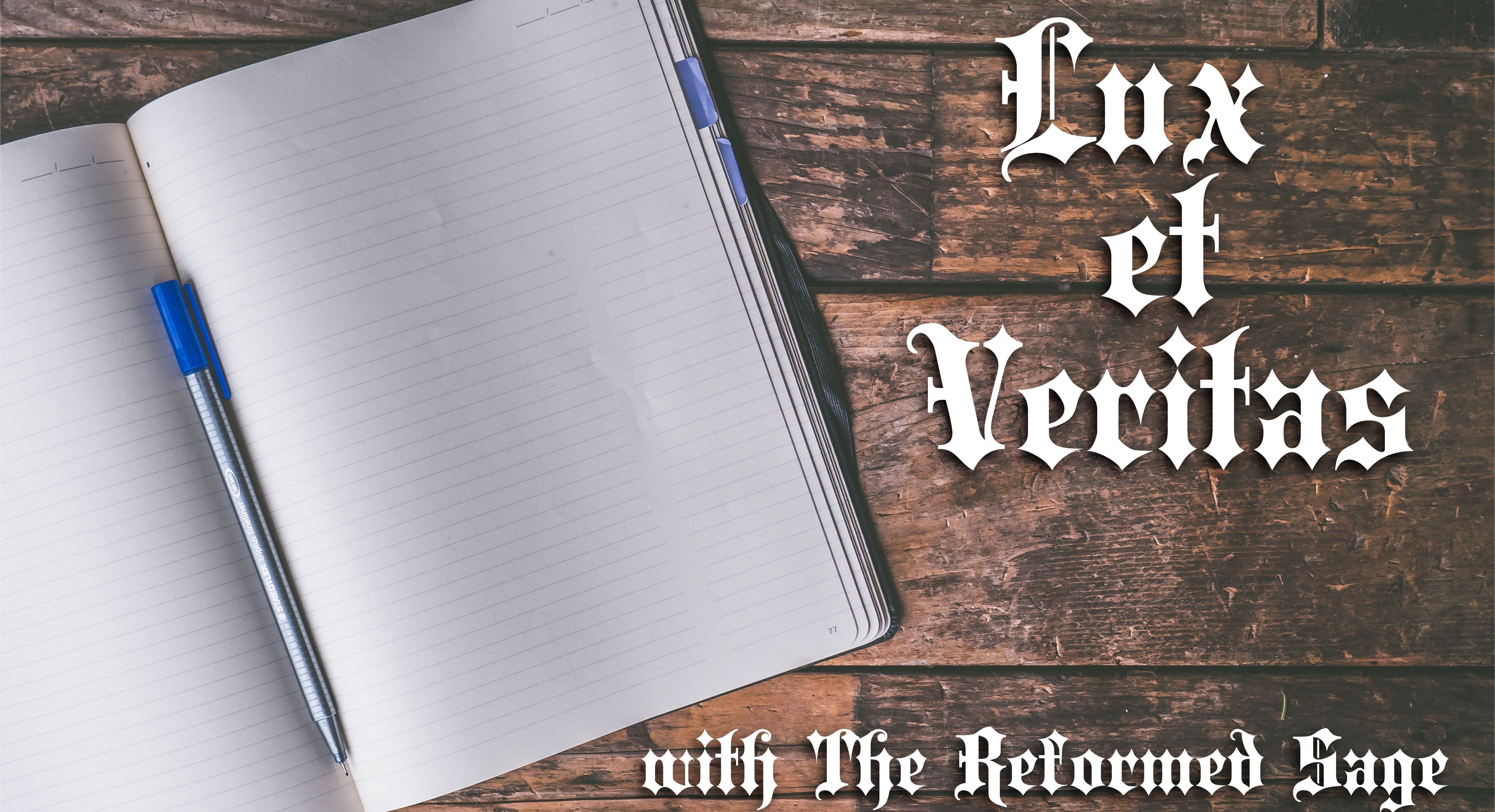 An open, blank blog. - The Reformed Sage