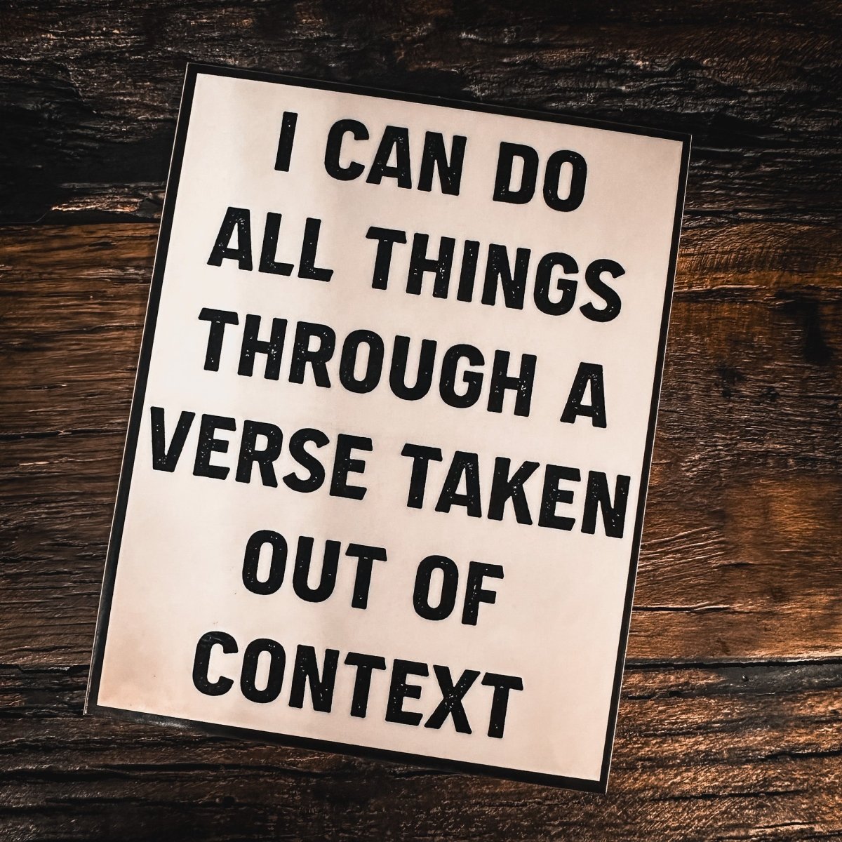 Decal - All Things - Decal - The Reformed Sage - reformed - reformed_gifts - christian_gifts