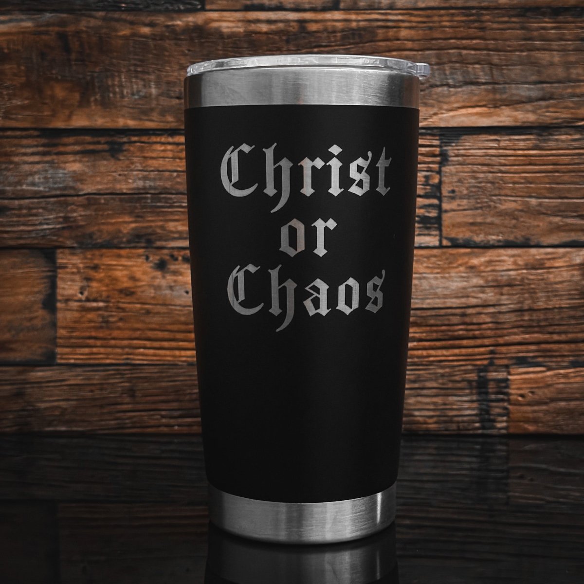 20oz tumbler - Christ or Chaos - 20oz - The Reformed Sage - reformed - reformed_gifts - christian_gifts