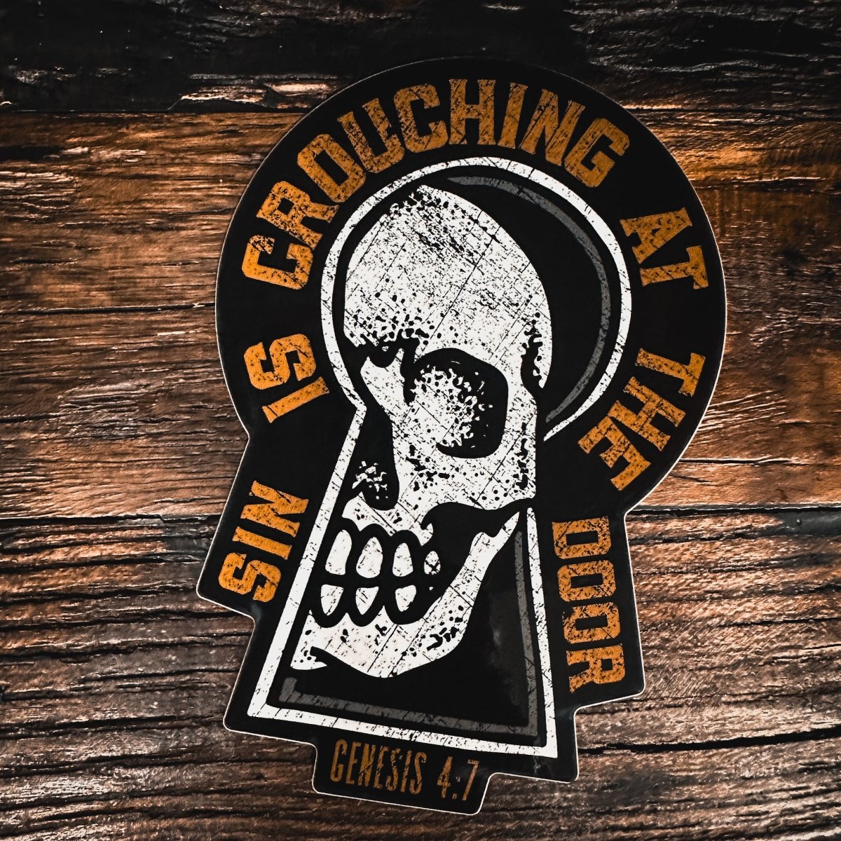 Decal - Crouching - Decal - The Reformed Sage - reformed - reformed_gifts - christian_gifts