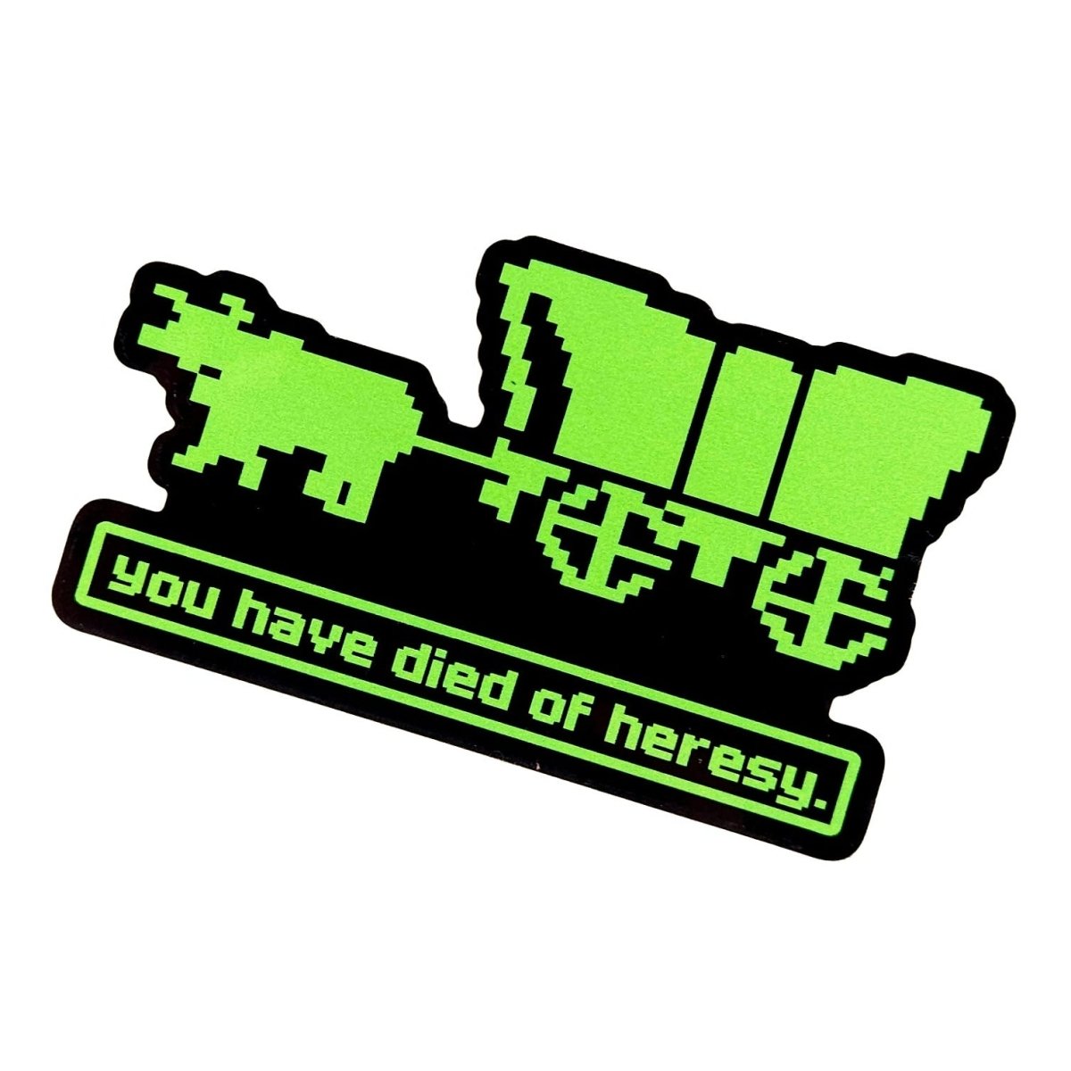 Decal - Died of Heresy - Decal - The Reformed Sage - reformed - reformed_gifts - christian_gifts
