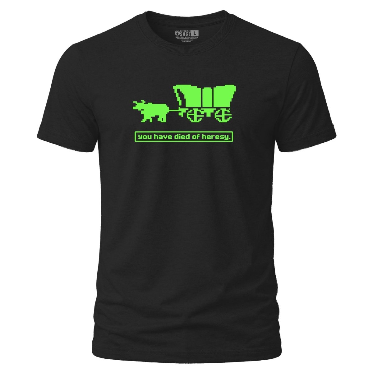 Shirt - Died of Heresy - Tee - The Reformed Sage - reformed - reformed_gifts - christian_gifts