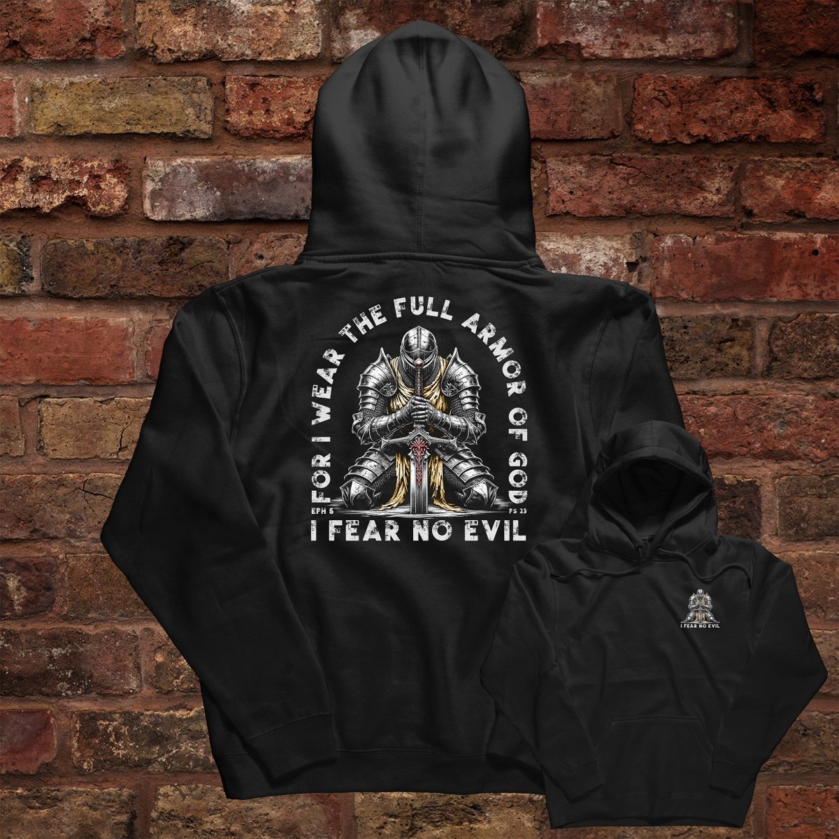 Hoodie - Fear No Evil - Hoodie - The Reformed Sage - reformed - reformed_gifts - christian_gifts