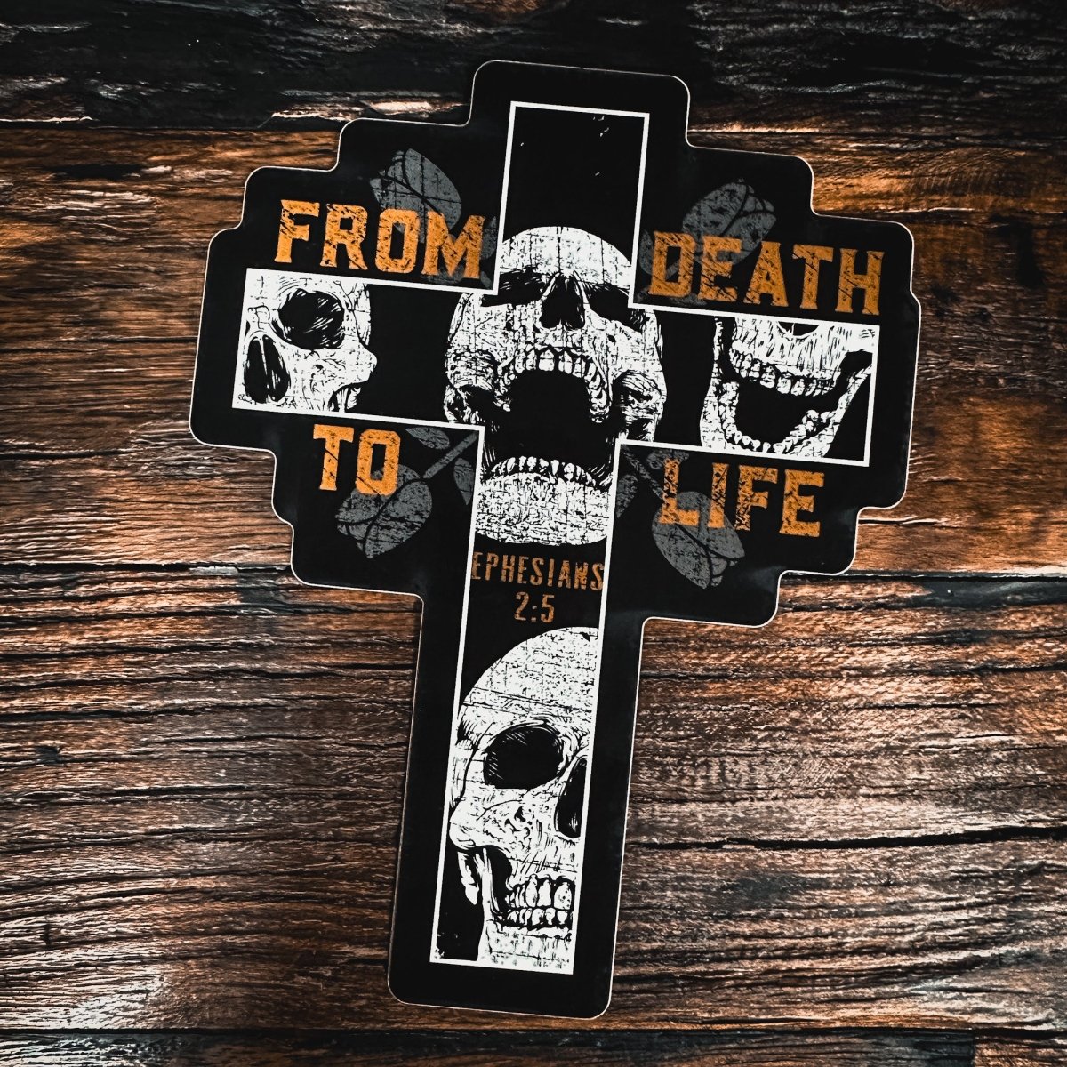 Decal - From Death to Life - Decal - The Reformed Sage - reformed - reformed_gifts - christian_gifts