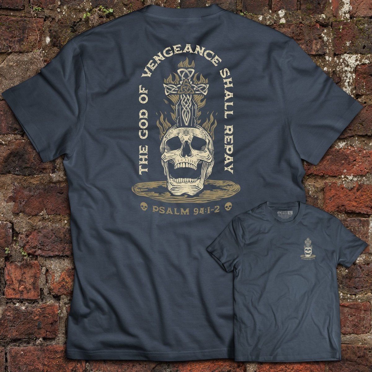 Shirt - God of Vengeance - Tee - The Reformed Sage - reformed - reformed_gifts - christian_gifts