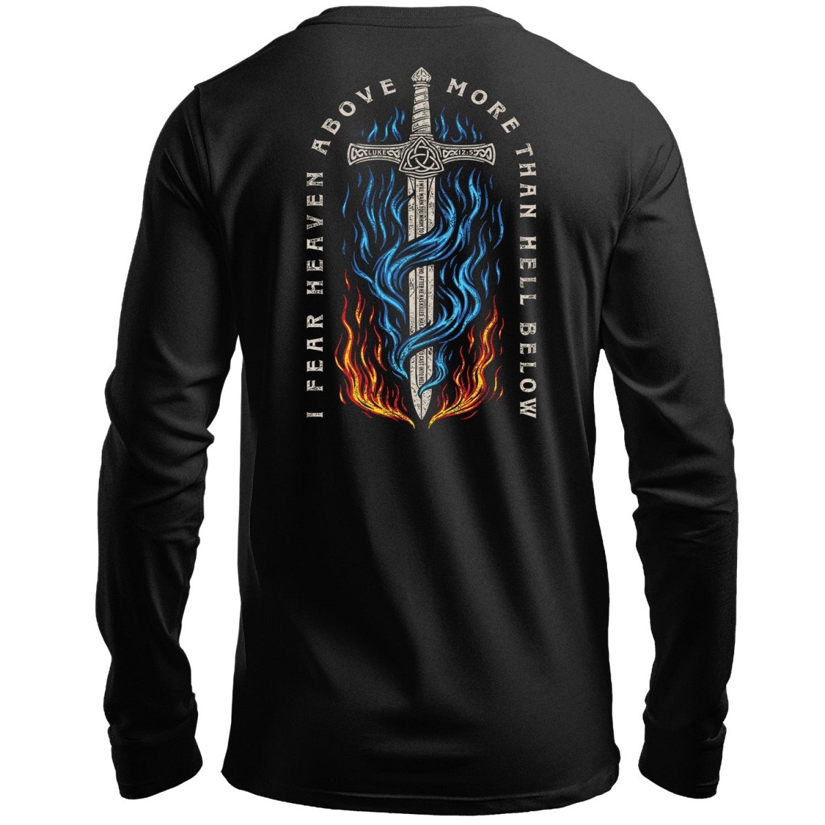LS - Heaven Above - Long Sleeve Tee - The Reformed Sage - reformed - reformed_gifts - christian_gifts