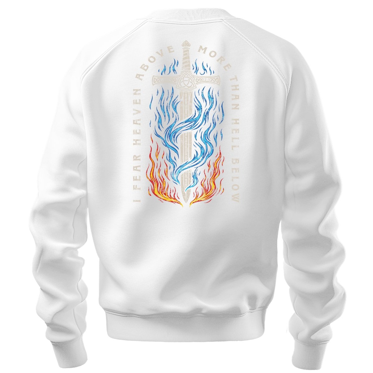 crewneck sweatshirt - Heaven Above - Sweatshirt - The Reformed Sage - reformed - reformed_gifts - christian_gifts