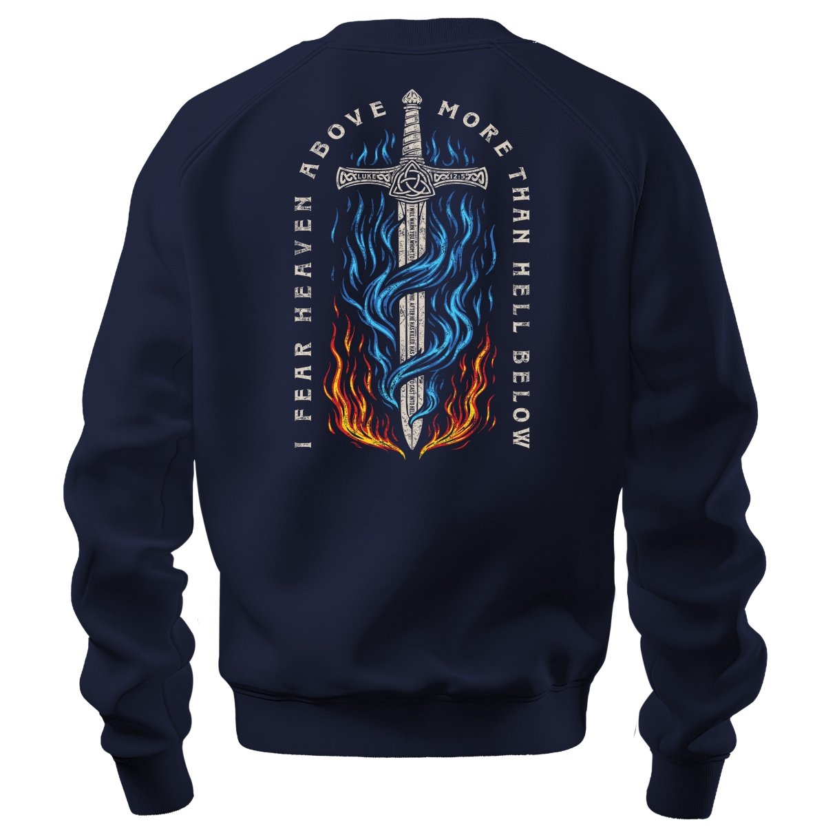 crewneck sweatshirt - Heaven Above - Sweatshirt - The Reformed Sage - reformed - reformed_gifts - christian_gifts