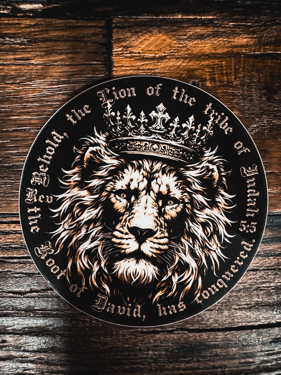 Decal - Lion of Judah - Decal - The Reformed Sage - reformed - reformed_gifts - christian_gifts