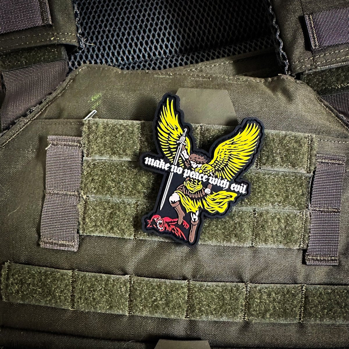 PVCPATCH - No Peace With Evil - PVC Patch - The Reformed Sage - reformed - reformed_gifts - christian_gifts