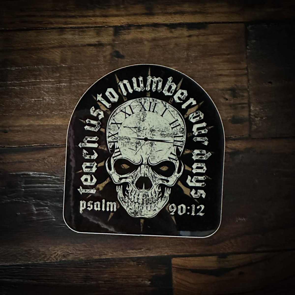 Decal - Number Our Days - Decal - The Reformed Sage - reformed - reformed_gifts - christian_gifts