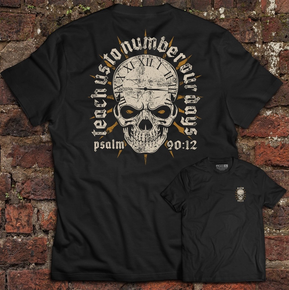 Shirt - Number Our Days - Tee - The Reformed Sage - reformed - reformed_gifts - christian_gifts