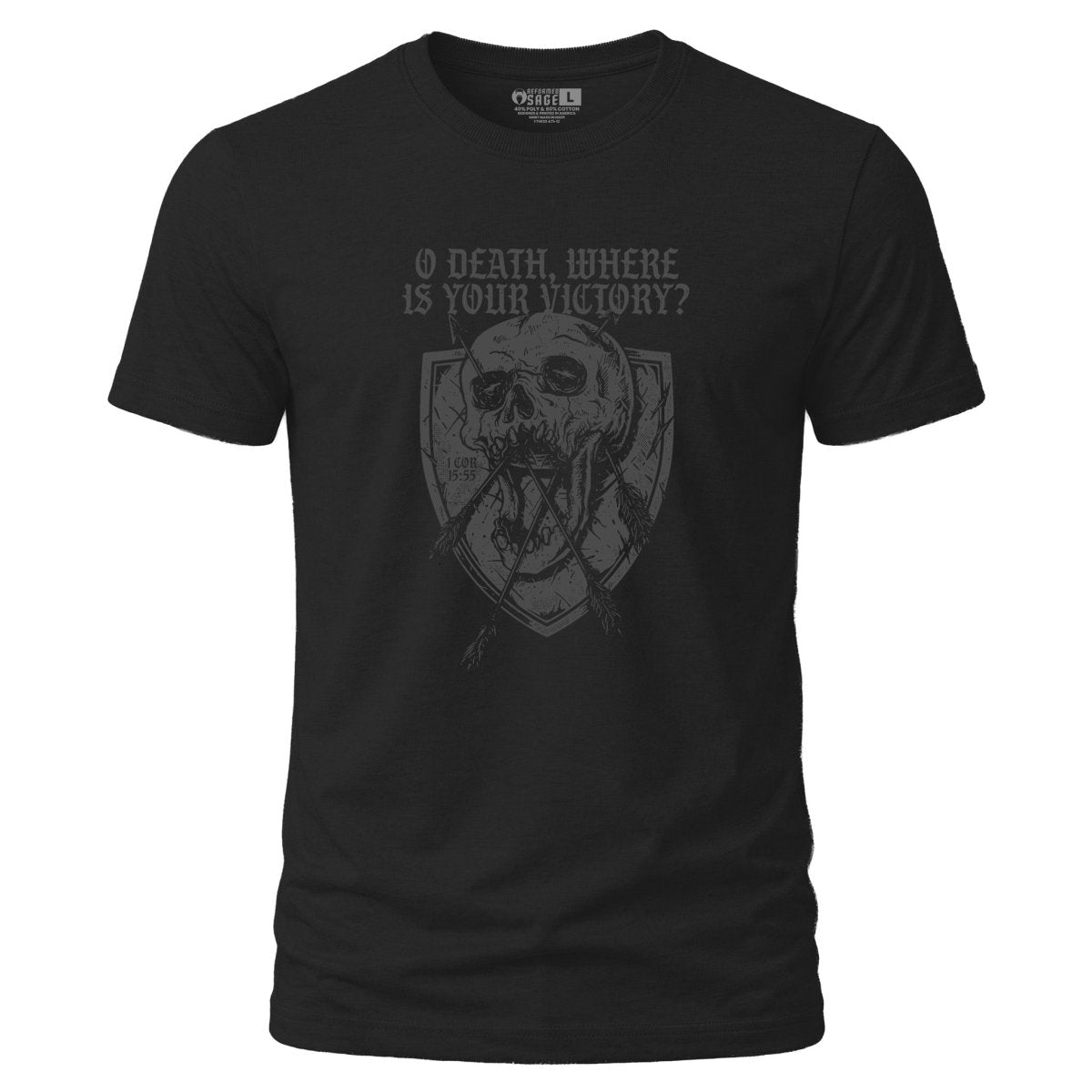 Shirt - O Death - Tee - The Reformed Sage - reformed - reformed_gifts - christian_gifts
