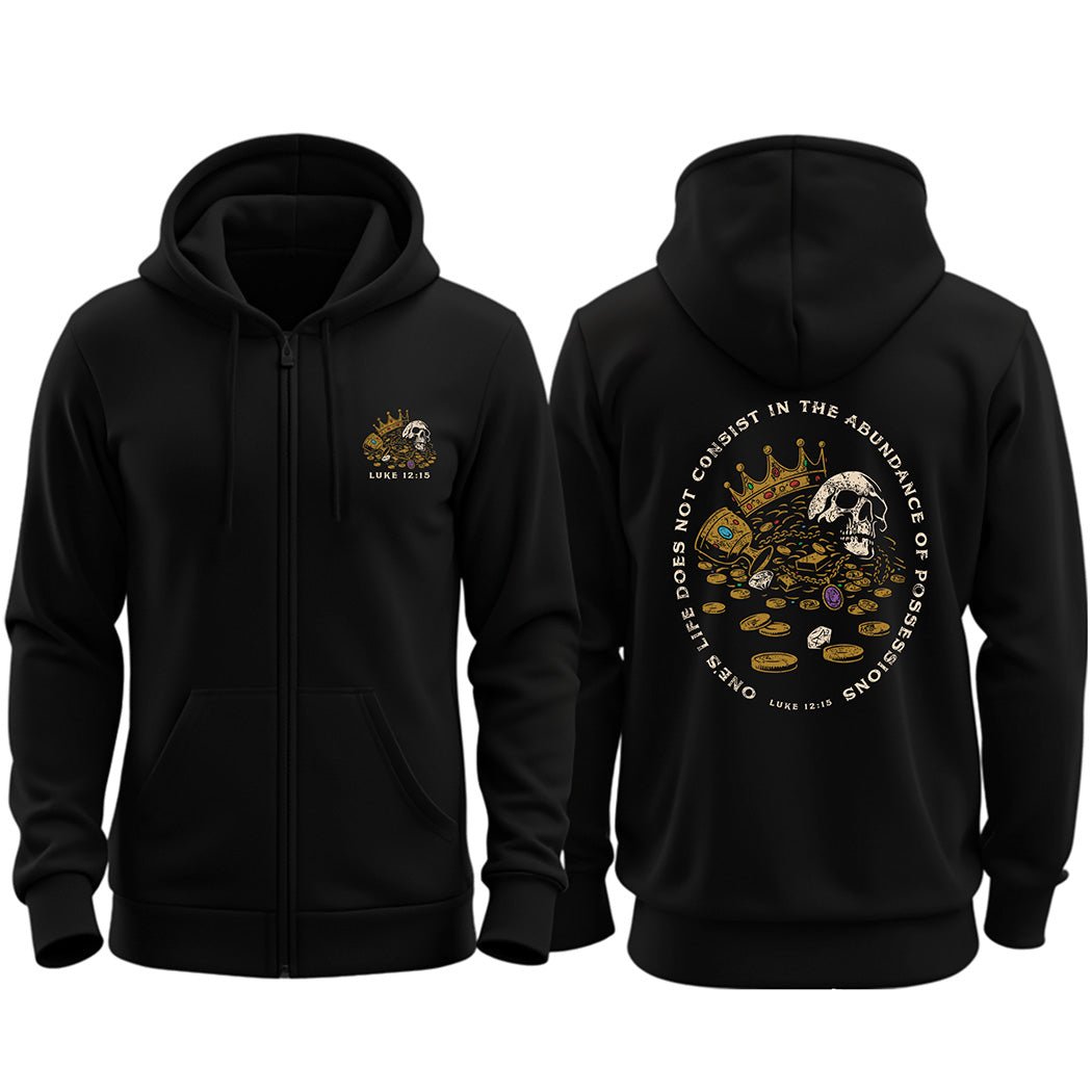 Zip up hoodie - Possessions - Zip Hoodie - The Reformed Sage - reformed - reformed_gifts - christian_gifts