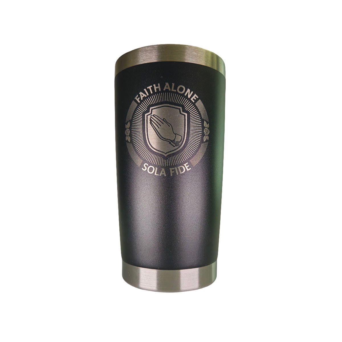20oz tumbler - Sola Fide Seal - 20oz - The Reformed Sage - reformed - reformed_gifts - christian_gifts
