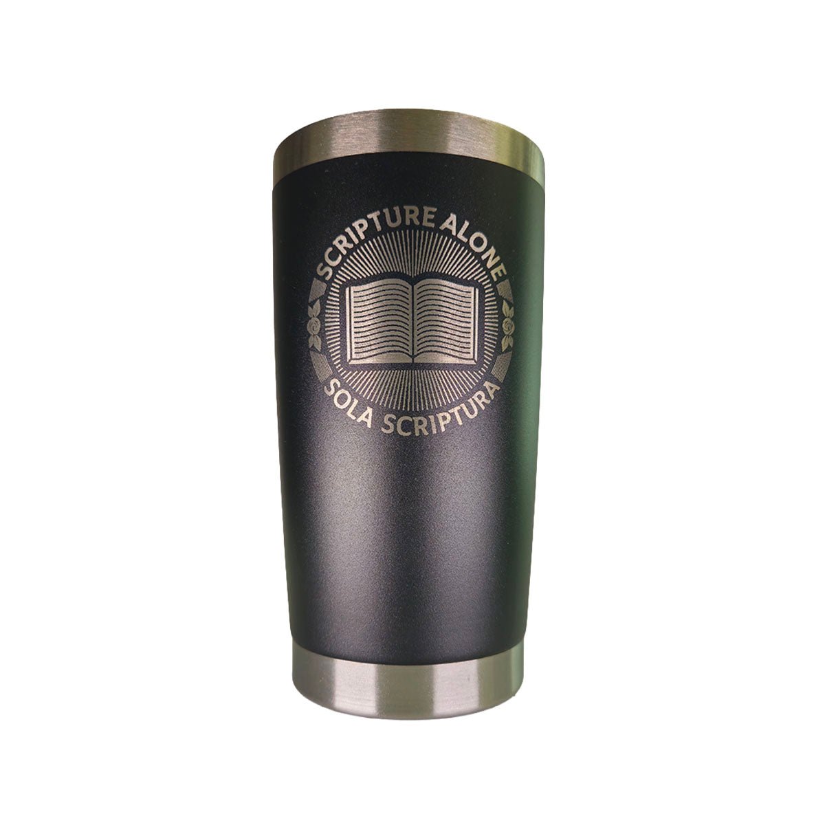 20oz tumbler - Sola Scriptura Seal - 20oz - The Reformed Sage - reformed - reformed_gifts - christian_gifts