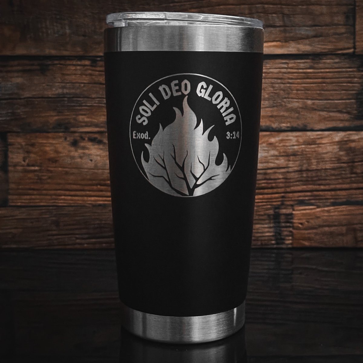 20oz tumbler - Soli Deo Gloria 20oz - The Reformed Sage - reformed - reformed_gifts - christian_gifts