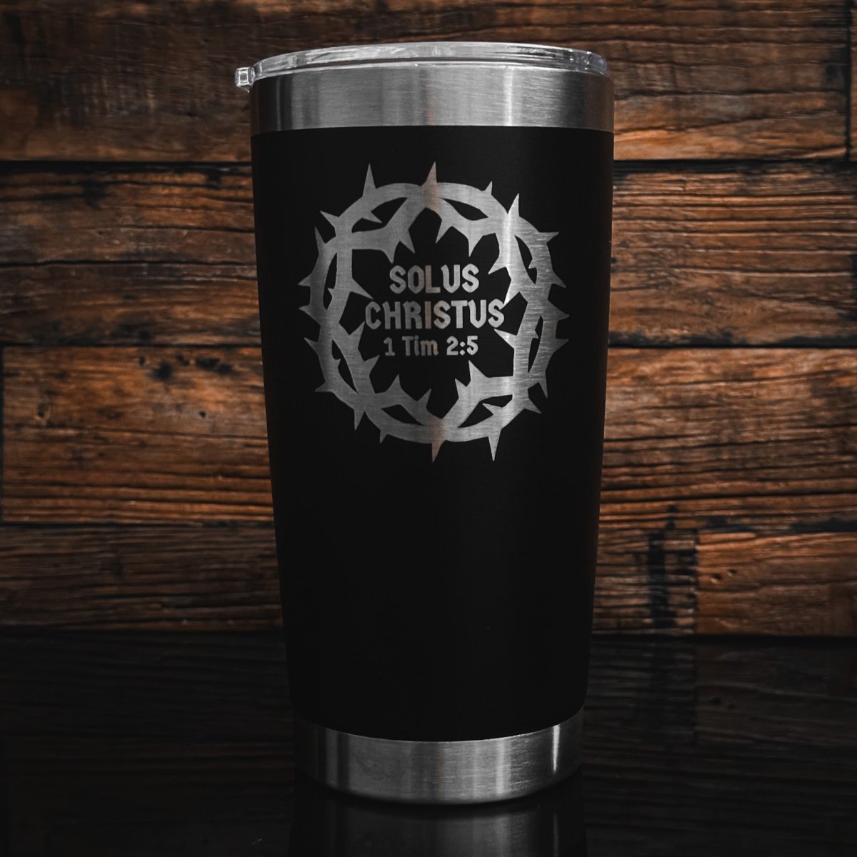 20oz tumbler - Solus Christus 20oz - The Reformed Sage - reformed - reformed_gifts - christian_gifts