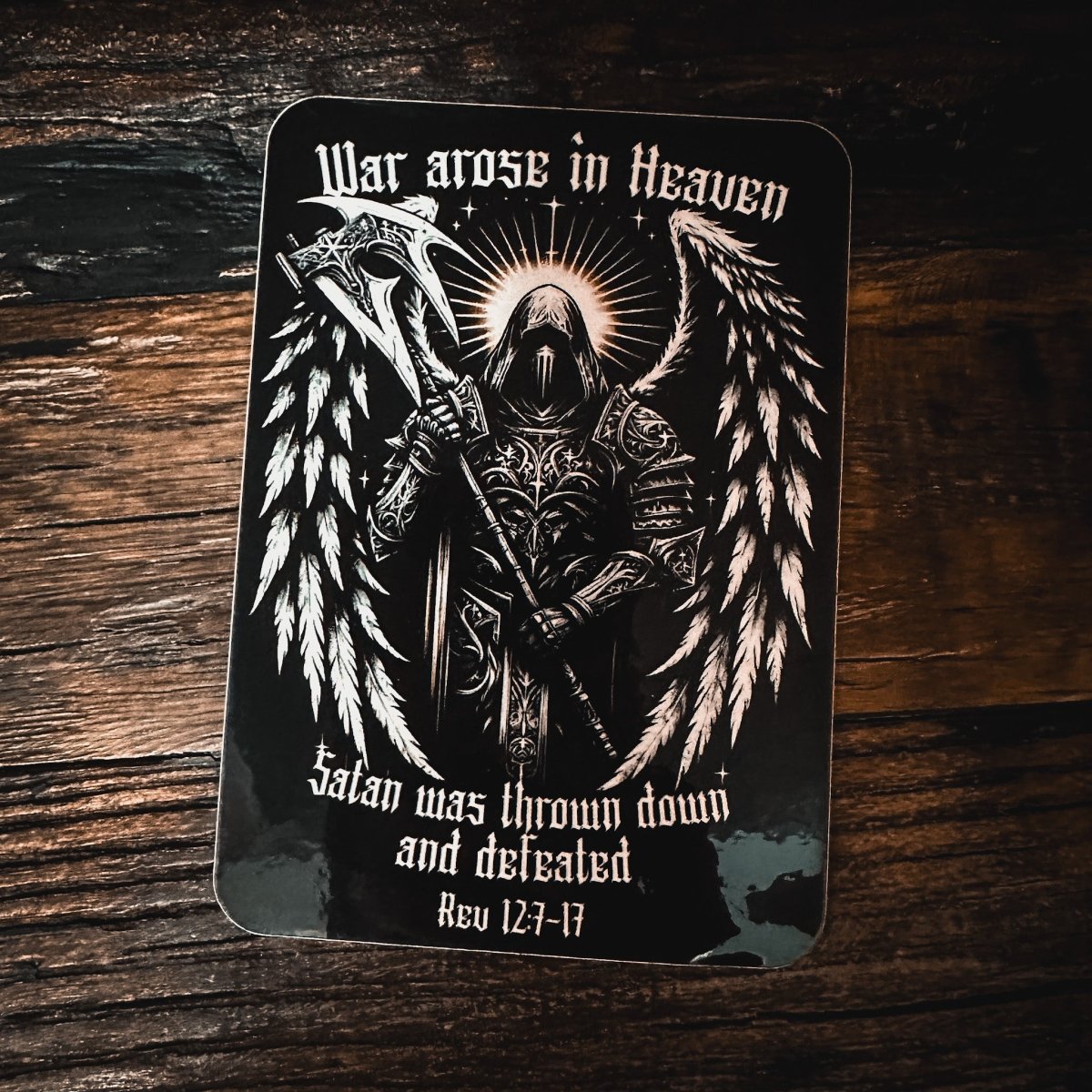 Decal - Thrown Down - Decal - The Reformed Sage - reformed - reformed_gifts - christian_gifts