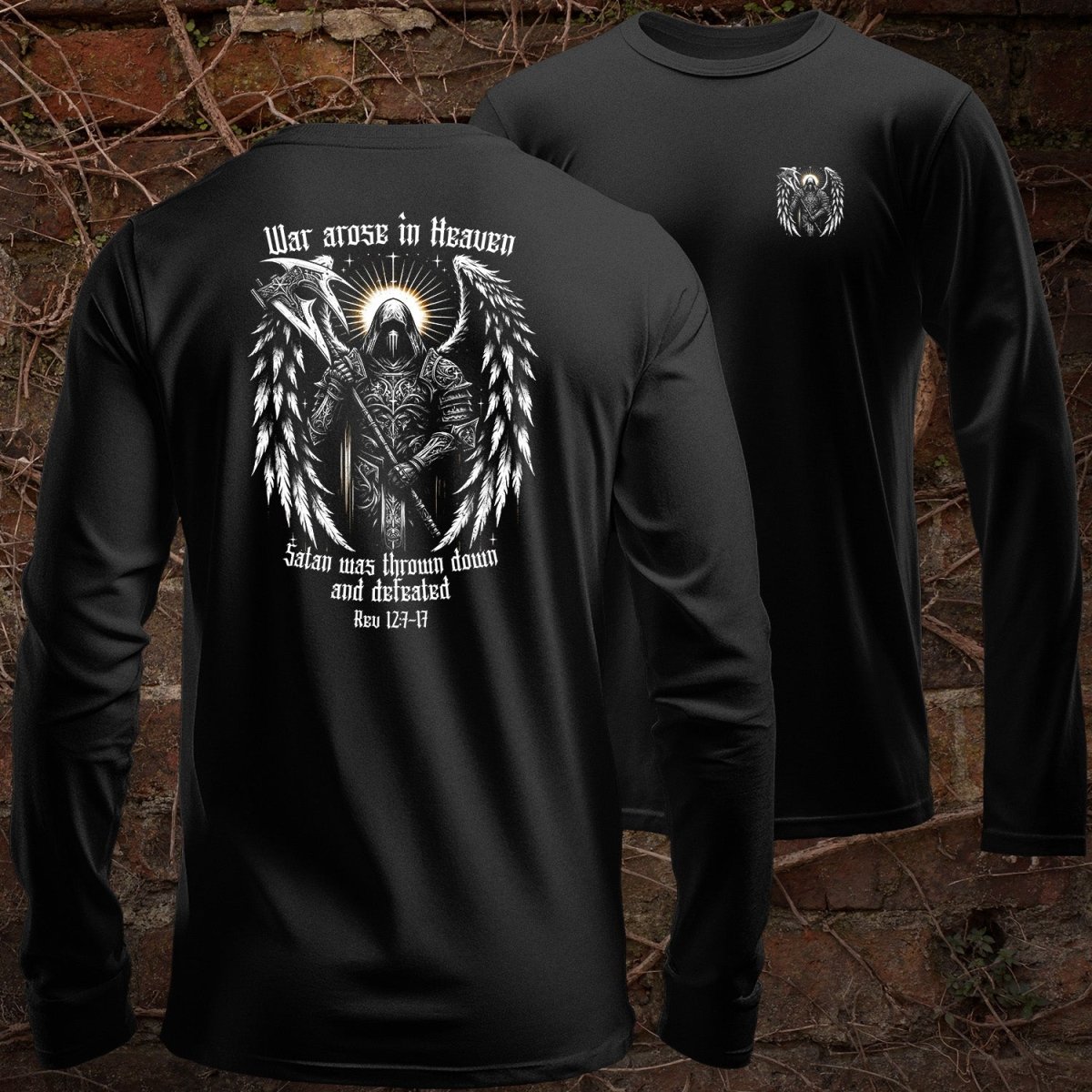 LS - Thrown Down - Long Sleeve Tee - The Reformed Sage - reformed - reformed_gifts - christian_gifts