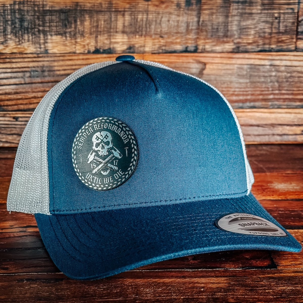 Hat - Until We Die - Acrylic Patch Hat - The Reformed Sage - reformed - reformed_gifts - christian_gifts