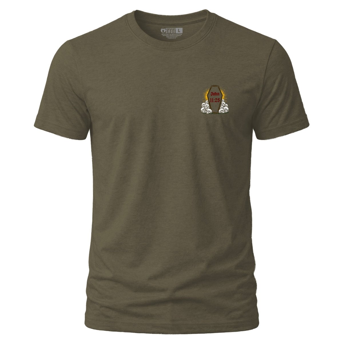 Shirt - Yet Shall He Live - Tee - The Reformed Sage - reformed - reformed_gifts - christian_gifts