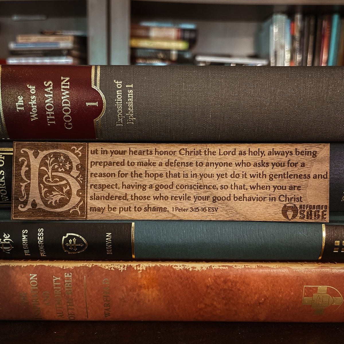 CHRISTIAN BOOKMARKS - 1 Peter - Bookmark - The Reformed Sage - #reformed# - #reformed_gifts# - #christian_gifts#