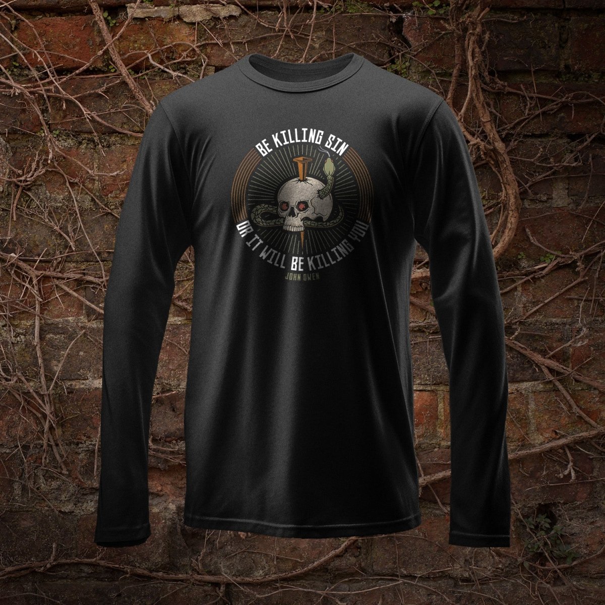 LS - Be Killing Sin - Long Sleeve Tee - The Reformed Sage - #reformed# - #reformed_gifts# - #christian_gifts#