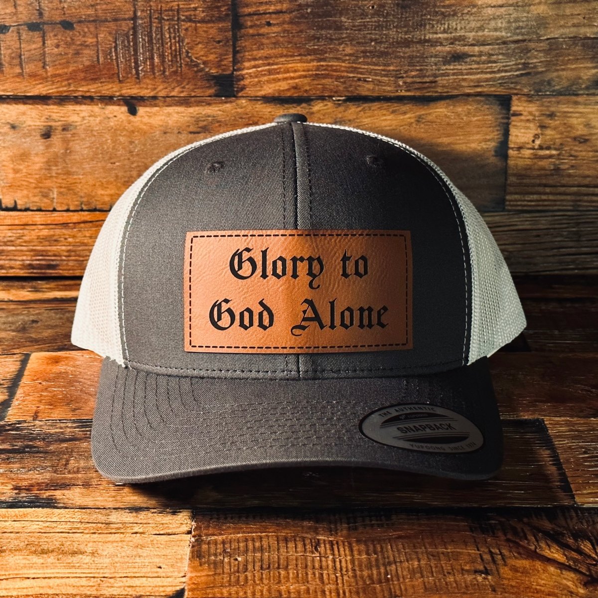 Hat - Glory to God Alone - Patch Hat - The Reformed Sage - #reformed# - #reformed_gifts# - #christian_gifts#