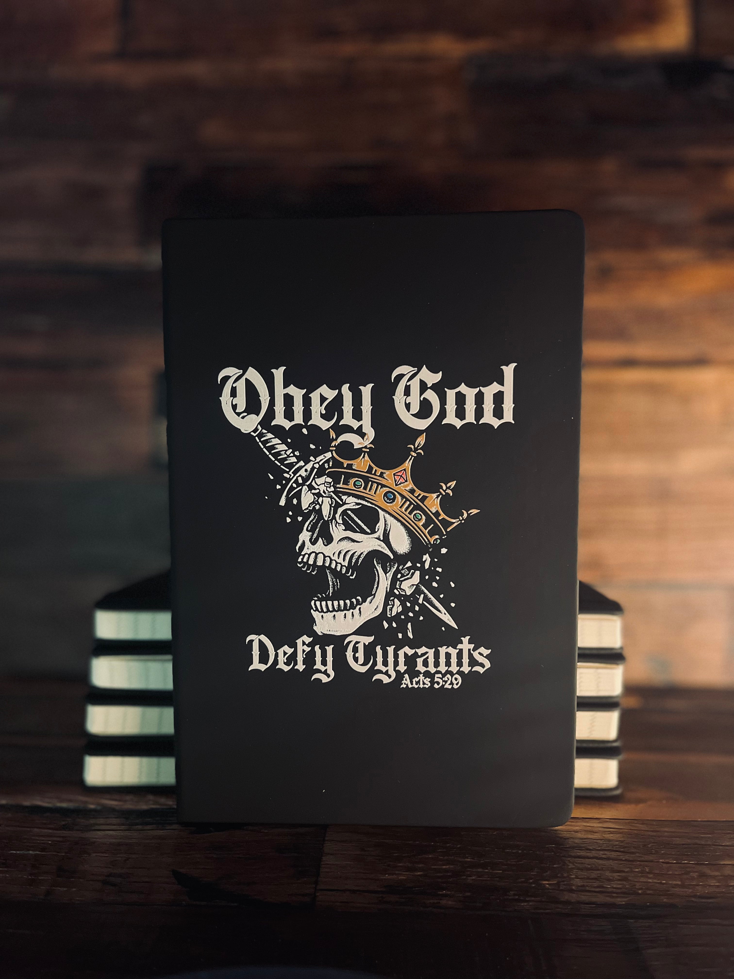 Journal - Defy Tyrants - Journal - The Reformed Sage - #reformed# - #reformed_gifts# - #christian_gifts#