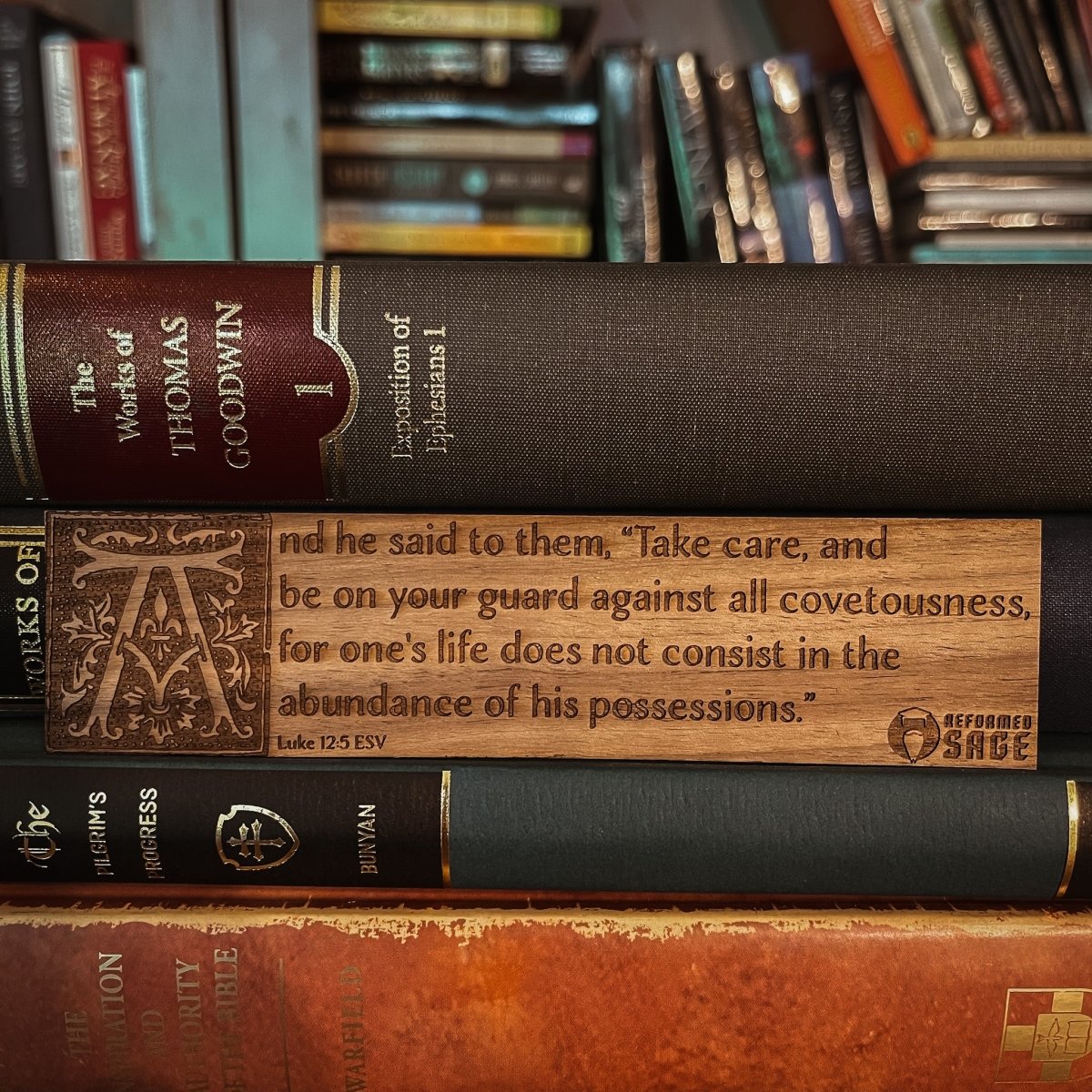 CHRISTIAN BOOKMARKS - Luke - Bookmark - The Reformed Sage - #reformed# - #reformed_gifts# - #christian_gifts#