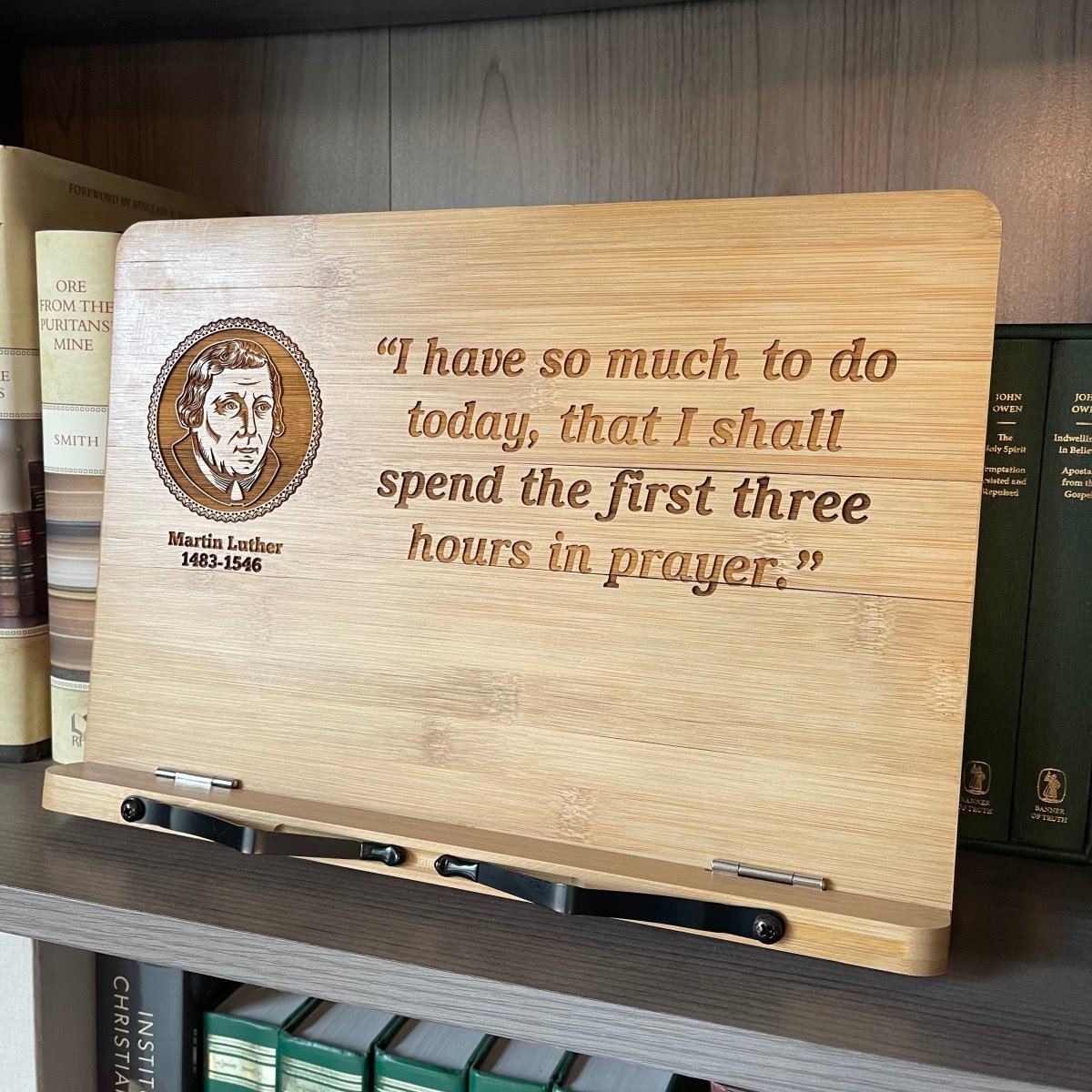 bookstand - Luther - Bookstand - The Reformed Sage - #reformed# - #reformed_gifts# - #christian_gifts#
