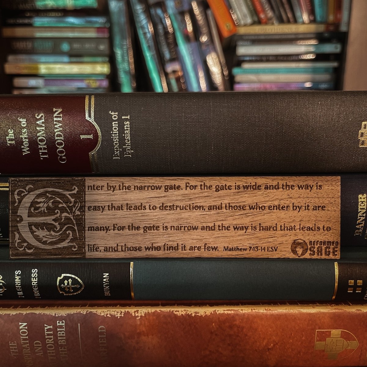 CHRISTIAN BOOKMARKS - Matthew - Bookmark - The Reformed Sage - #reformed# - #reformed_gifts# - #christian_gifts#