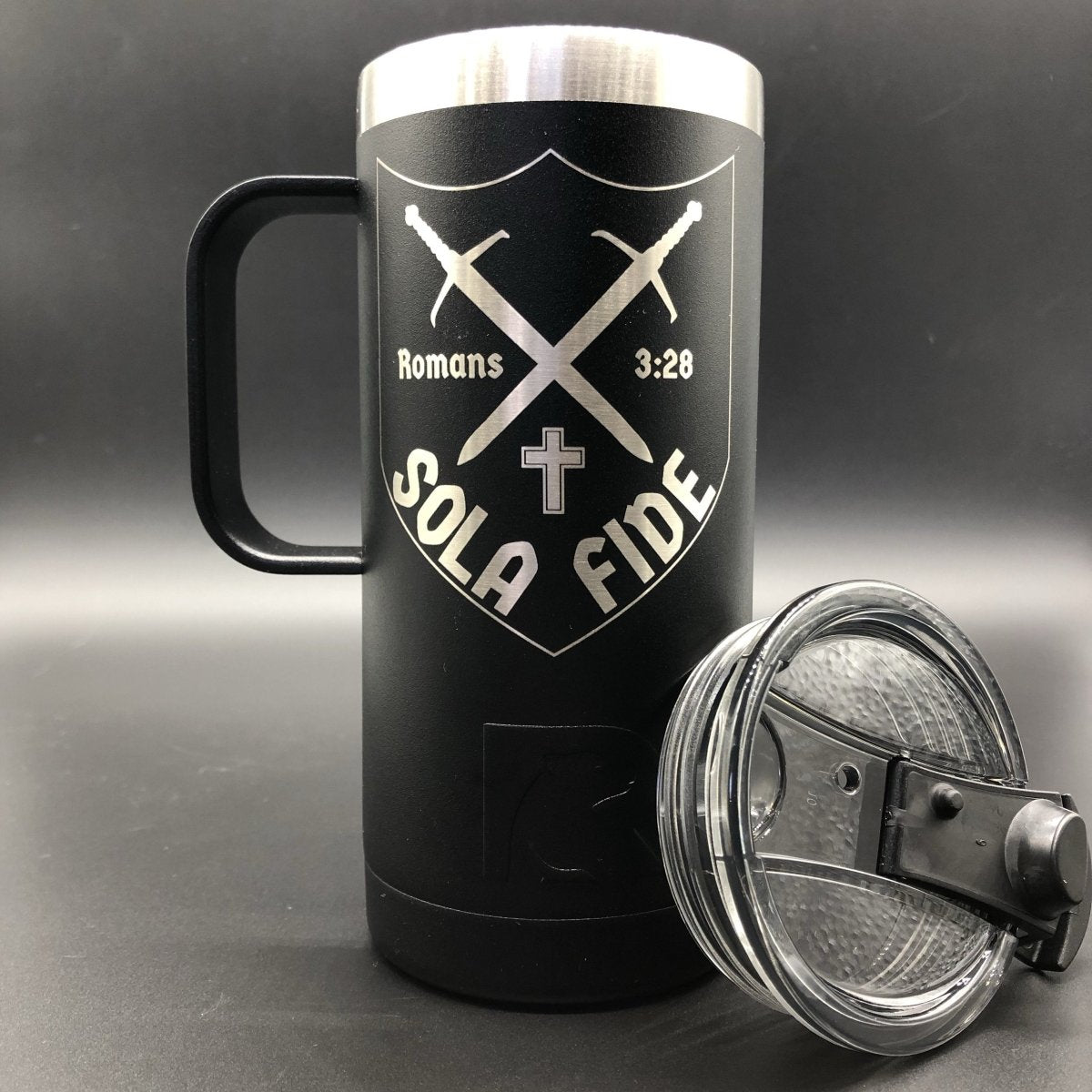 16oz tumbler - Sola Fide 16oz - The Reformed Sage - #reformed# - #reformed_gifts# - #christian_gifts#