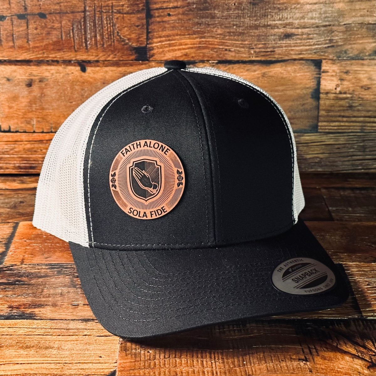 Hat - Sola Fide Seal - Patch Hat - The Reformed Sage - #reformed# - #reformed_gifts# - #christian_gifts#