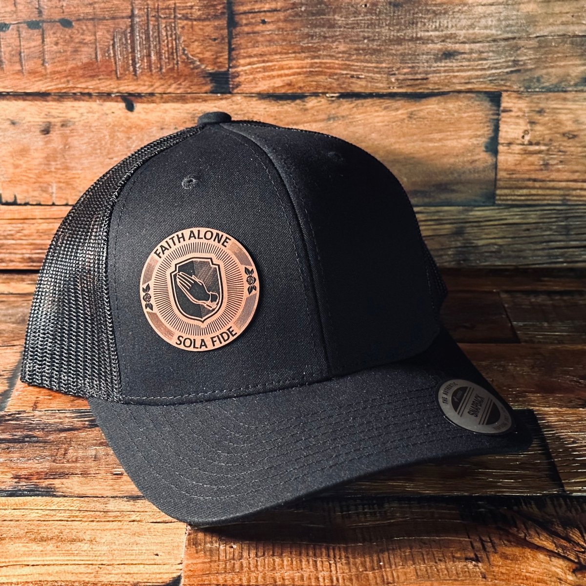 Hat - Sola Fide Seal - Patch Hat - The Reformed Sage - #reformed# - #reformed_gifts# - #christian_gifts#