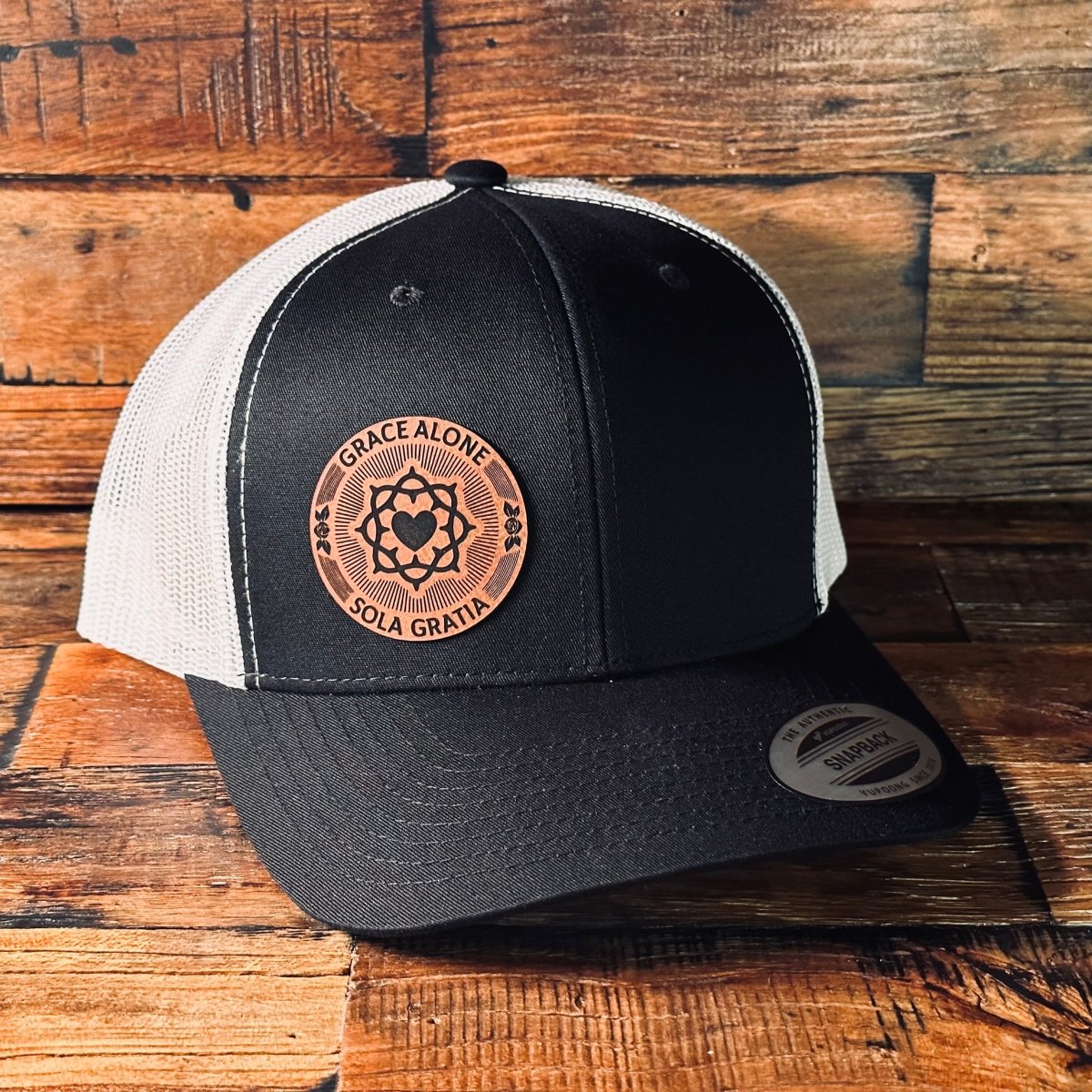 Hat - Sola Gratia Seal - Patch Hat - The Reformed Sage - #reformed# - #reformed_gifts# - #christian_gifts#