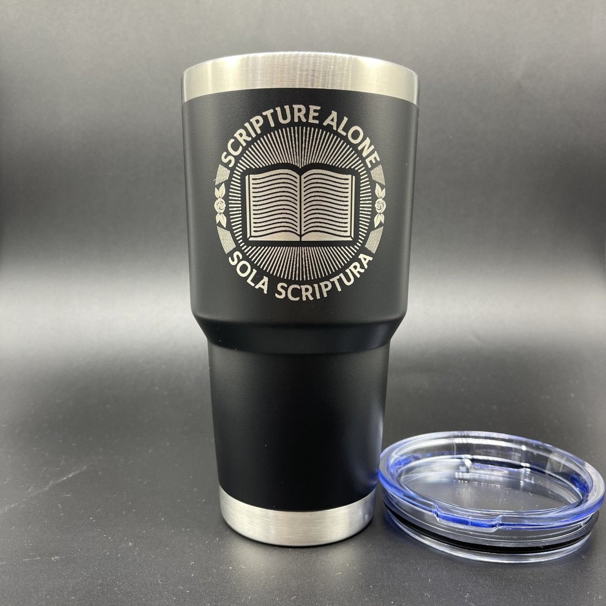 30oz Tumbler - Sola Scriptura Seal - 30oz - The Reformed Sage - #reformed# - #reformed_gifts# - #christian_gifts#
