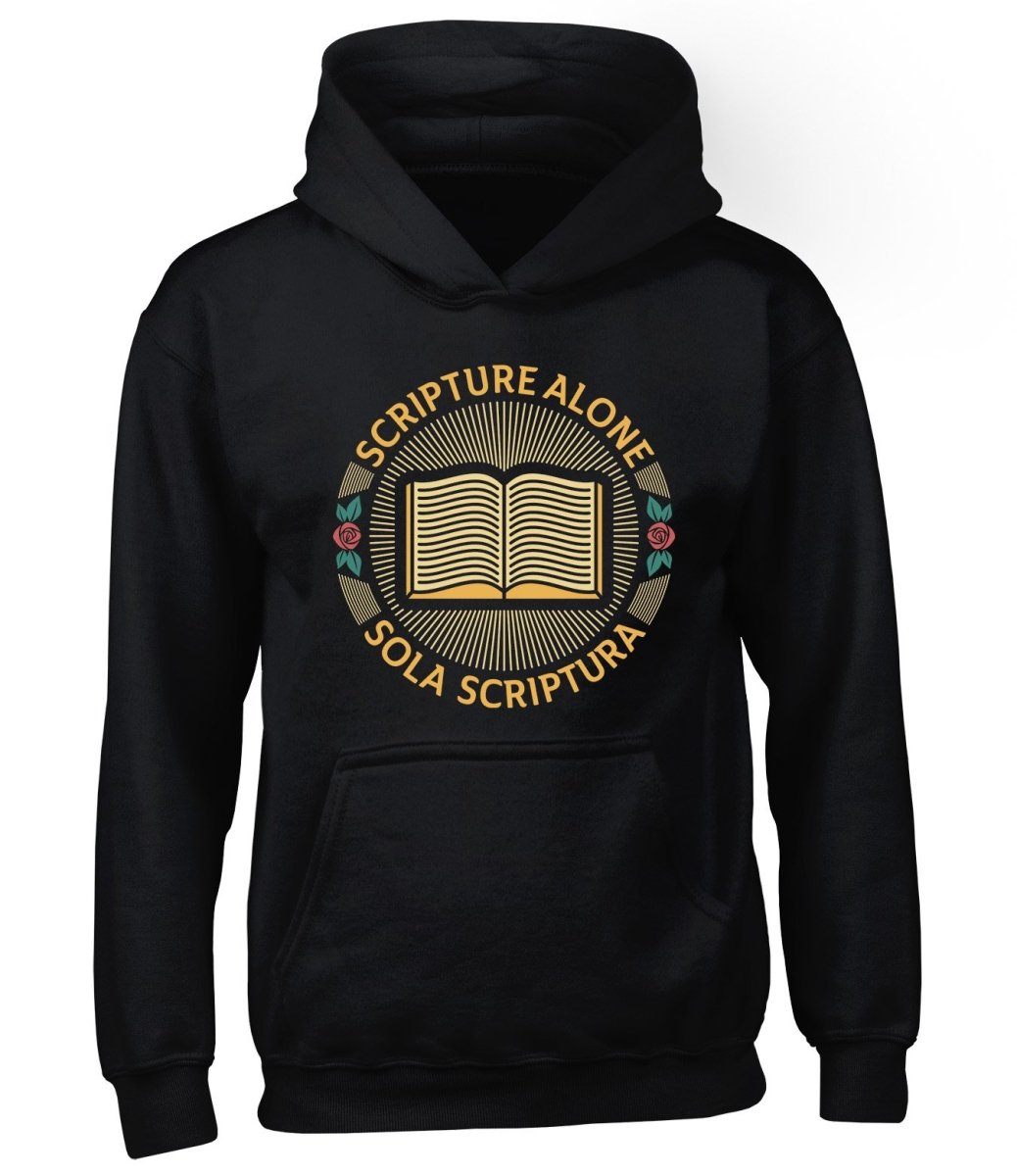 Hoodie - Sola Scriptura Seal - Hoodie RETIRED - The Reformed Sage - #reformed# - #reformed_gifts# - #christian_gifts#