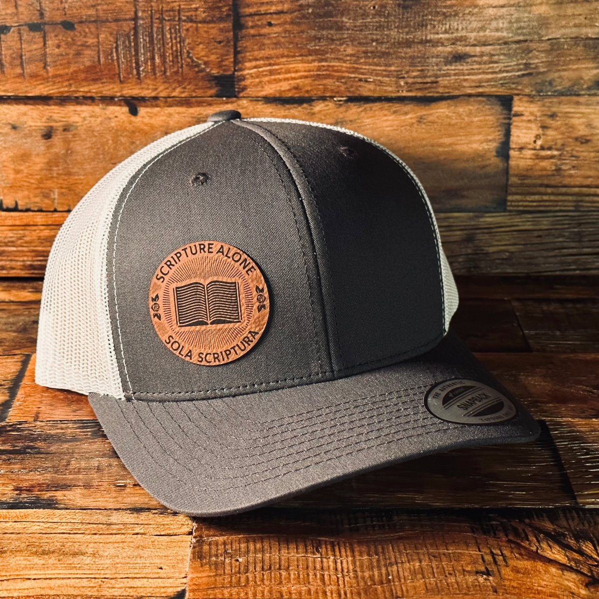 Hat - Sola Scriptura Seal - Patch Hat - The Reformed Sage - #reformed# - #reformed_gifts# - #christian_gifts#