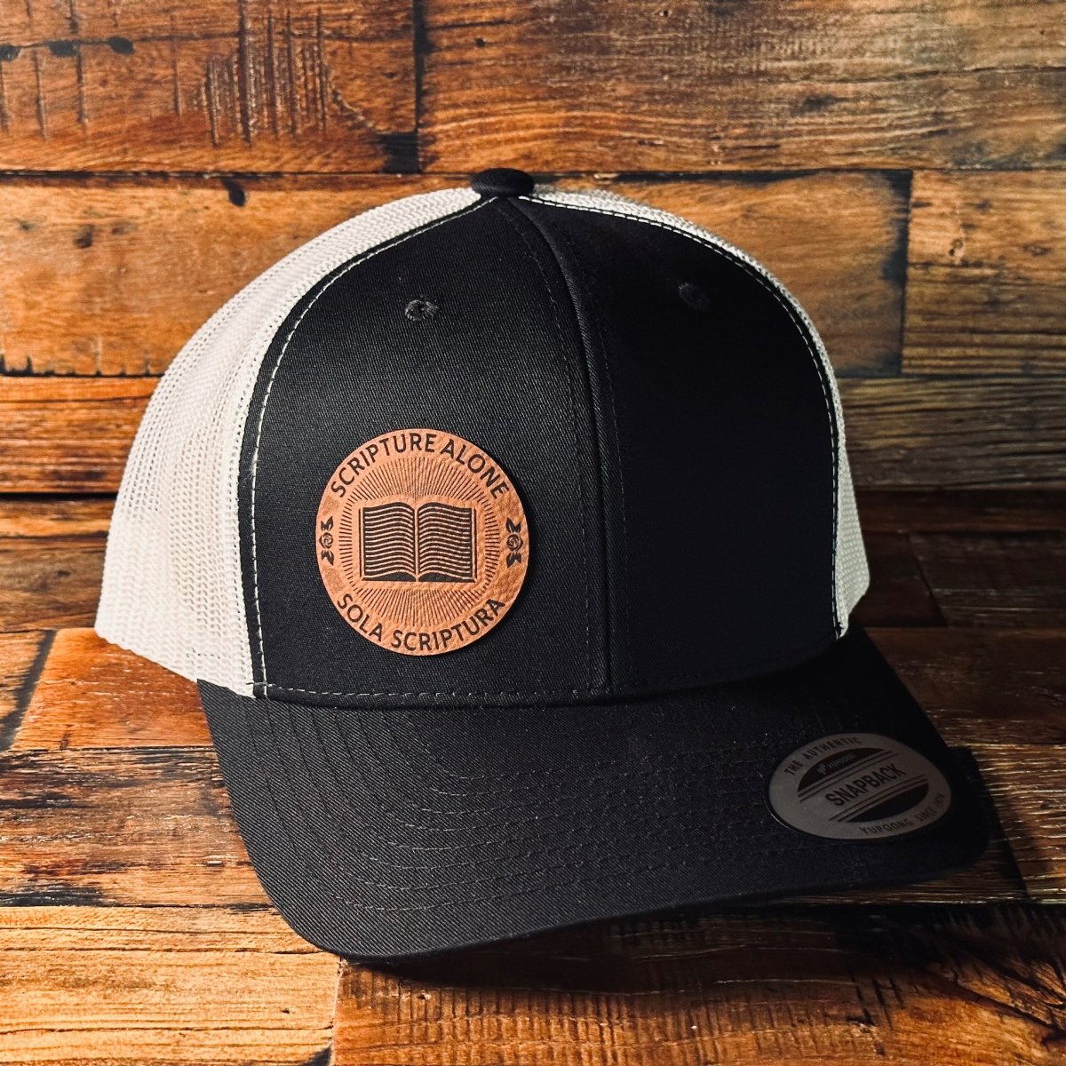 Hat - Sola Scriptura Seal - Patch Hat - The Reformed Sage - #reformed# - #reformed_gifts# - #christian_gifts#