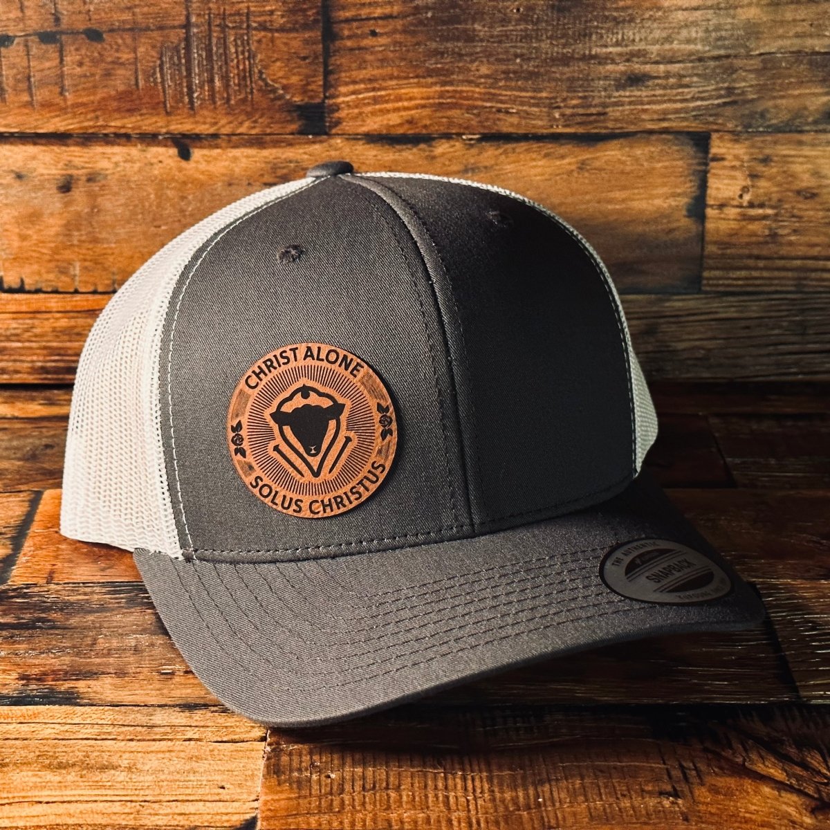 Hat - Solus Christus Seal - Patch Hat - The Reformed Sage - #reformed# - #reformed_gifts# - #christian_gifts#