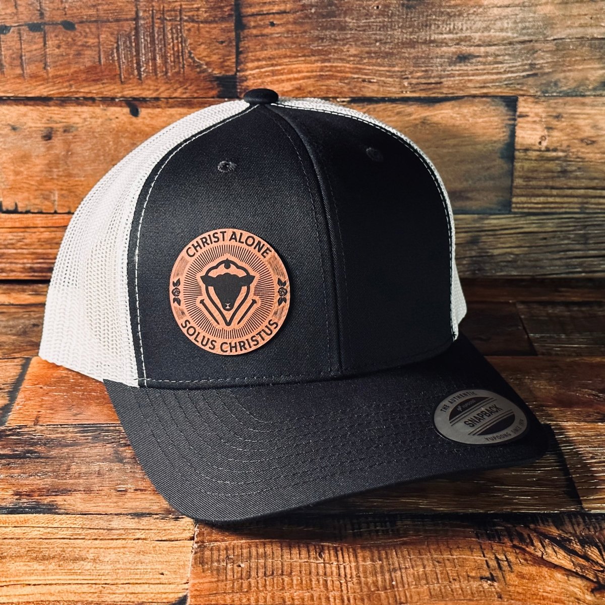 Hat - Solus Christus Seal - Patch Hat - The Reformed Sage - #reformed# - #reformed_gifts# - #christian_gifts#