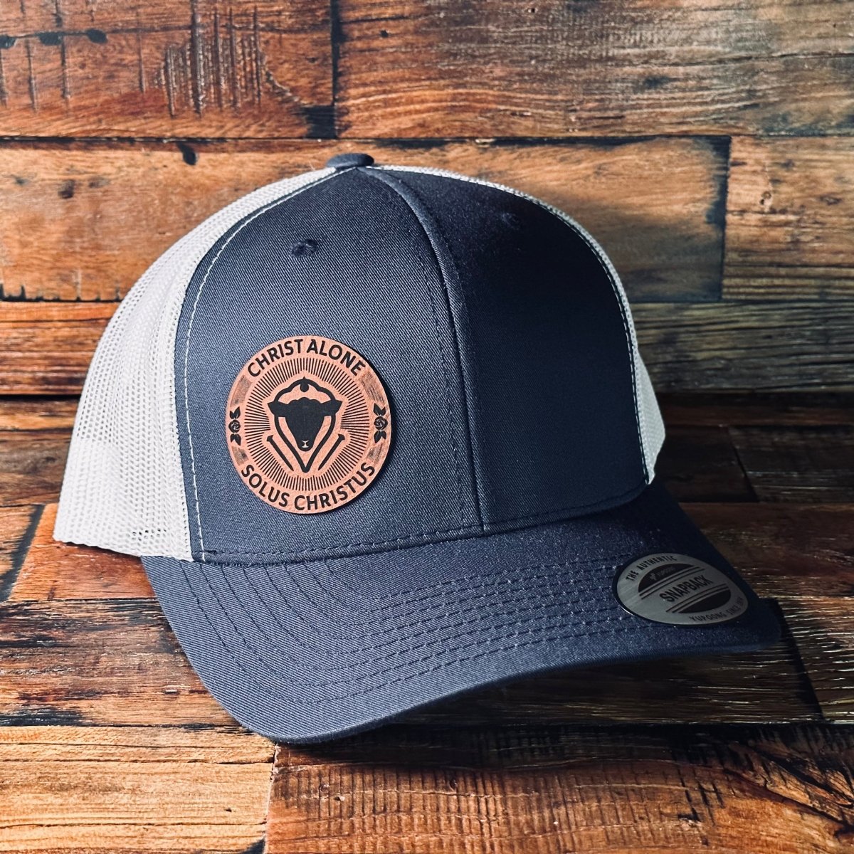 Hat - Solus Christus Seal - Patch Hat - The Reformed Sage - #reformed# - #reformed_gifts# - #christian_gifts#