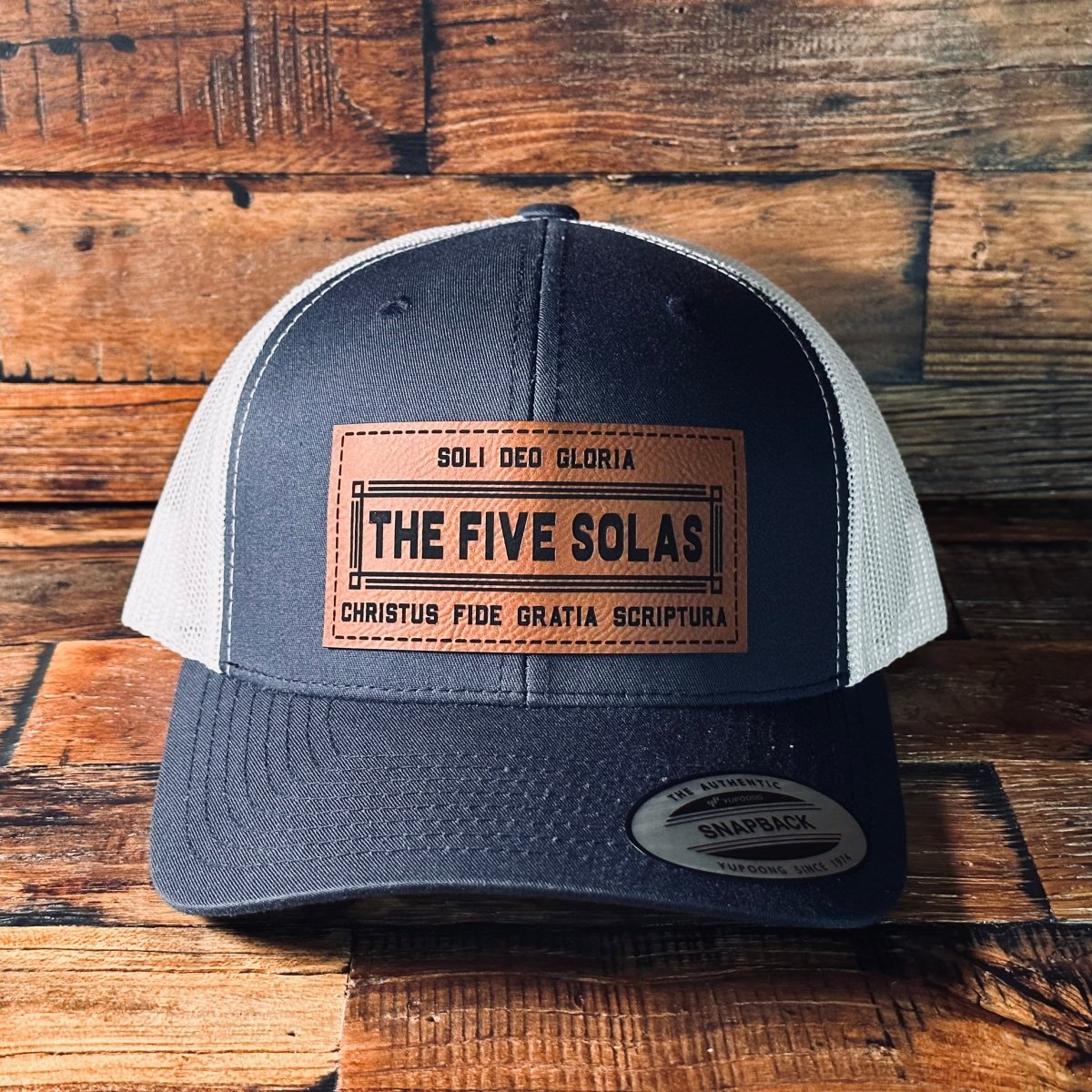 Hat - The Five Solas - Patch Hat - The Reformed Sage - #reformed# - #reformed_gifts# - #christian_gifts#