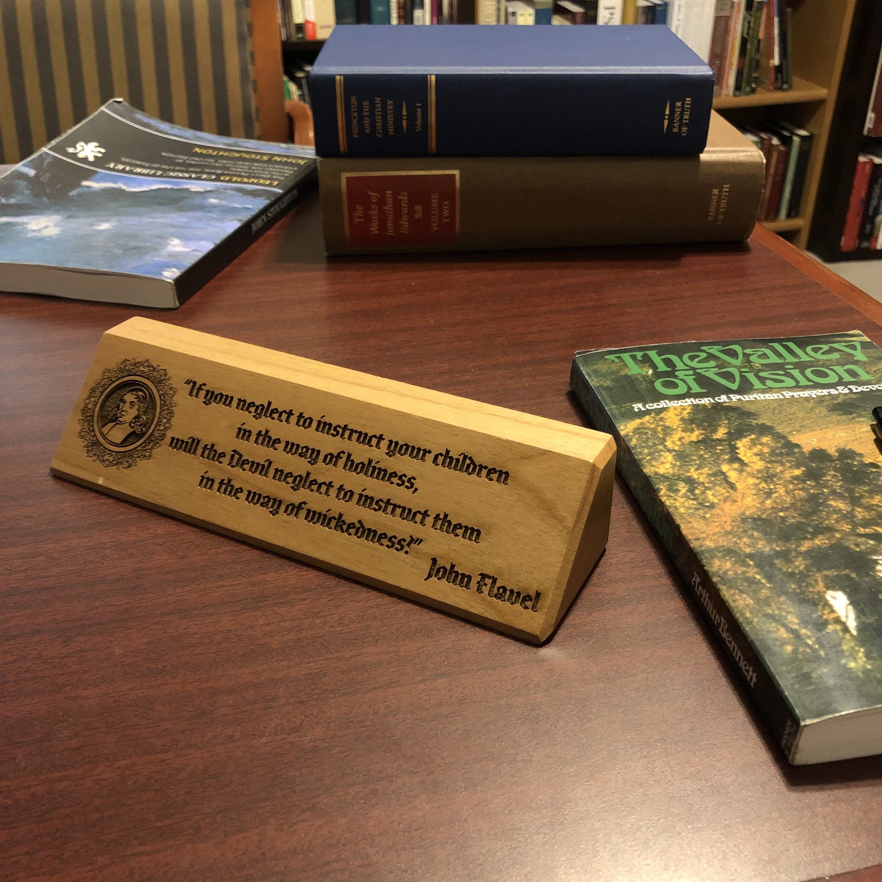 Reformed Desk Plaques | The Reformed Sage