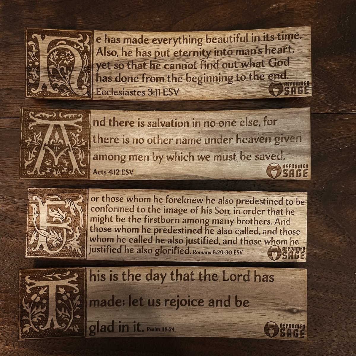 Scripture Bookmarks | The Reformed Sage