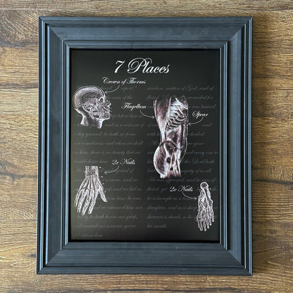 Printed Art - 7 Places - Wall Art - The Reformed Sage - #reformed# - #reformed_gifts# - #christian_gifts#
