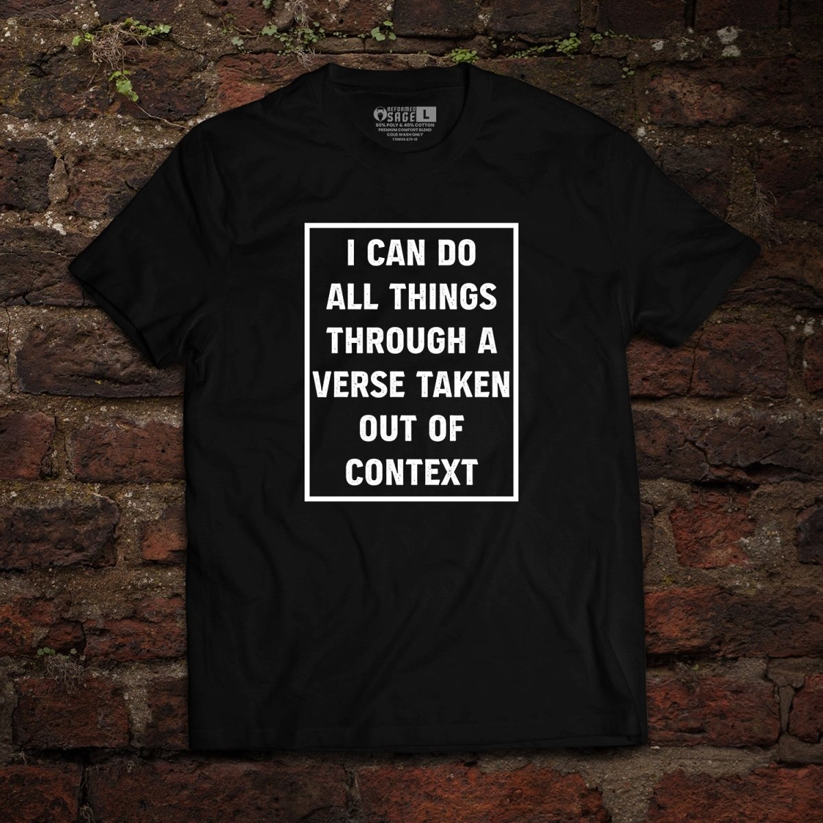 Shirt - All Things - Tee - The Reformed Sage - reformed - reformed_gifts - christian_gifts