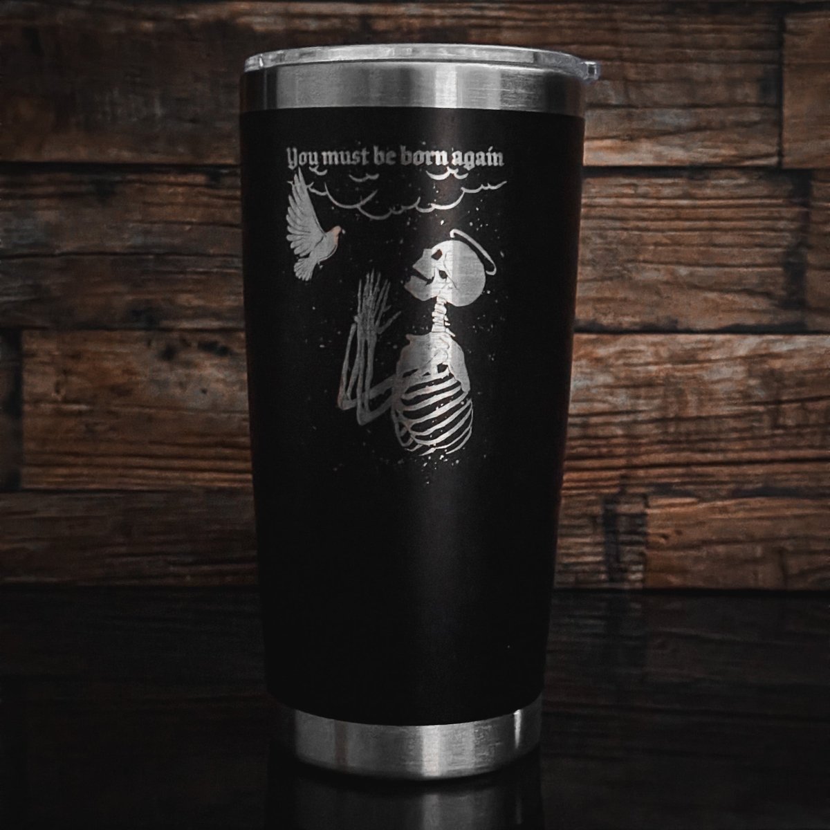 20oz tumbler - Born Again - 20oz - The Reformed Sage - reformed - reformed_gifts - christian_gifts